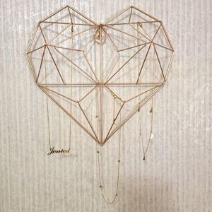 Rose Gold Jewelry Display